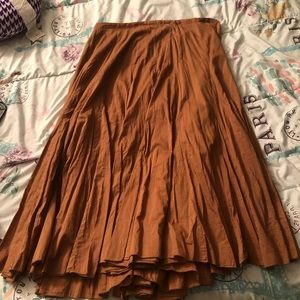 Brown Brohemian skirt